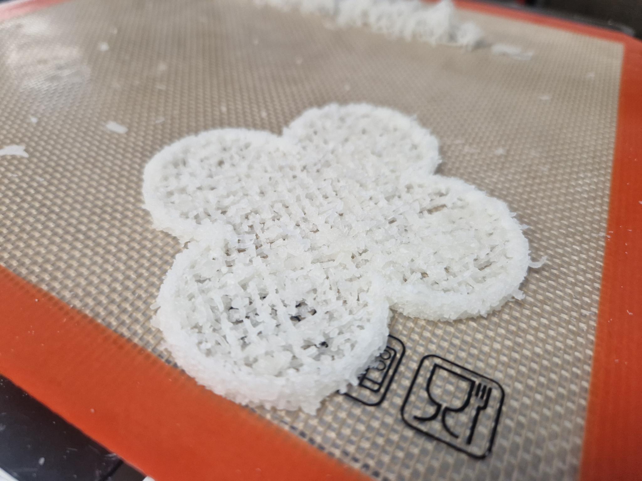 Early 3D-printed wax model with visible stepping